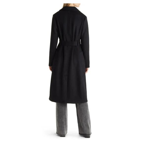 NWT Halogen Belted Wool Blend Coat Size Large - Picture 3 of 12